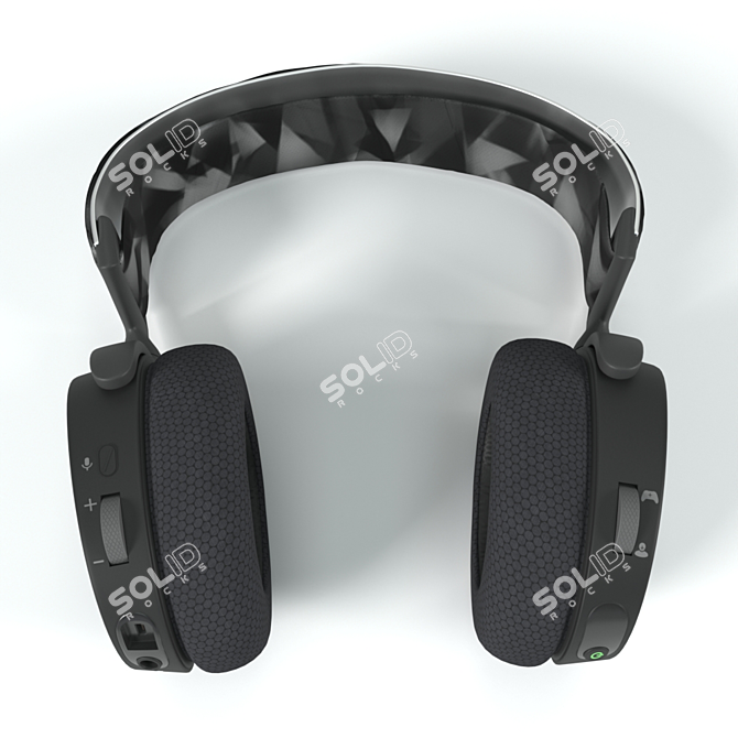 Immersive Wireless Gaming Headphones 3D model image 5