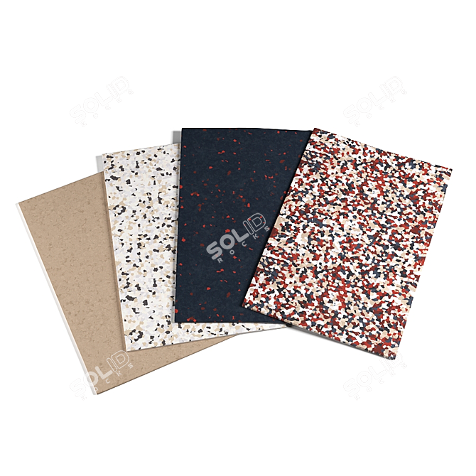 Luxurious Terrazzo Collection: 10 High-Quality Materials 3D model image 2