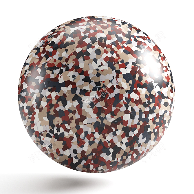 Luxurious Terrazzo Collection: 10 High-Quality Materials 3D model image 3