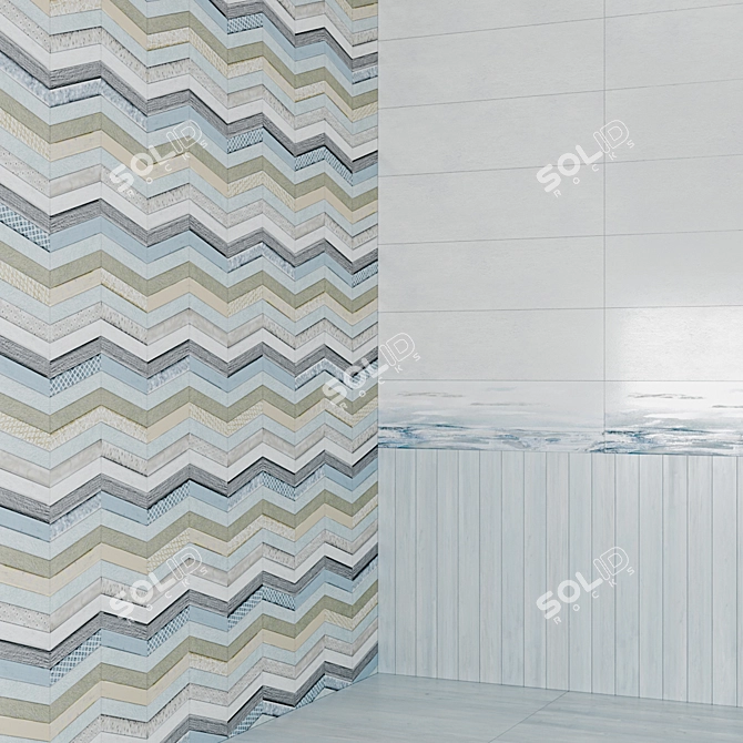 Mediterranean Tile Collection: Elegant and Versatile 3D model image 2