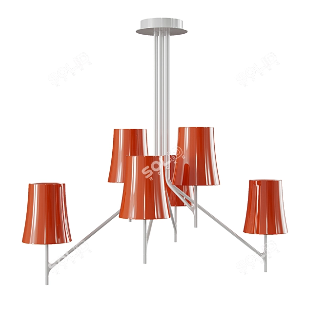 Foscarini Birdie Ceiling Light 3D model image 4