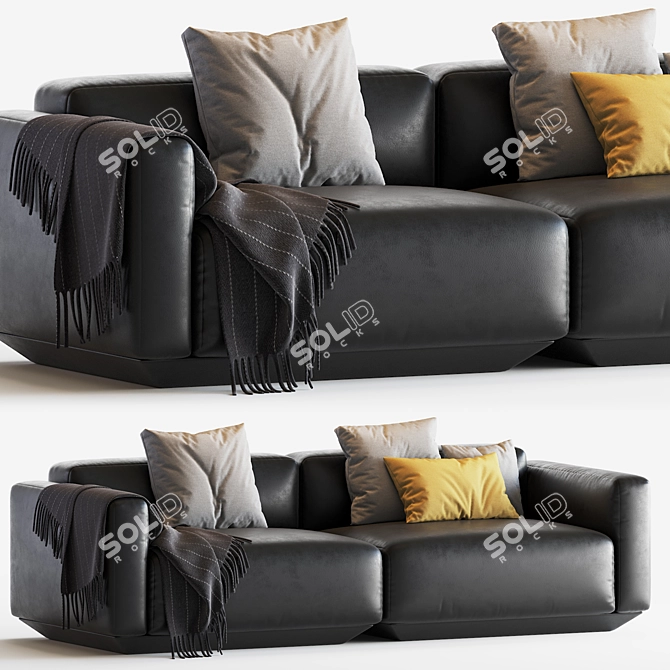 Develius Modular Sofa Set 3D model image 2