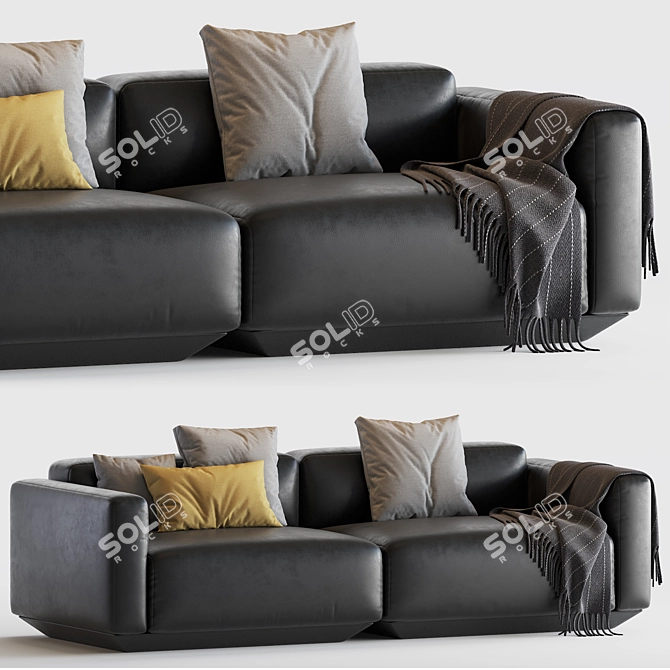 Develius Modular Sofa Set 3D model image 4