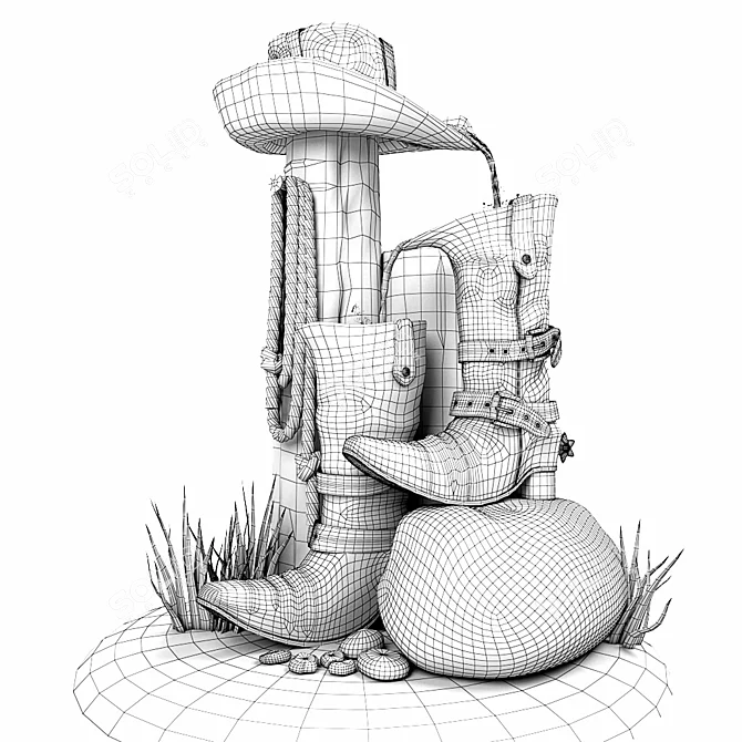 [Limited Edition] Garden Waterfall Set 3D model image 3