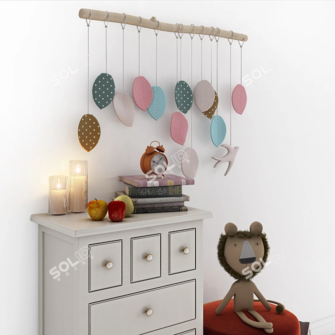 Adelina Kids' Furniture: Stylish and Functional 3D model image 3