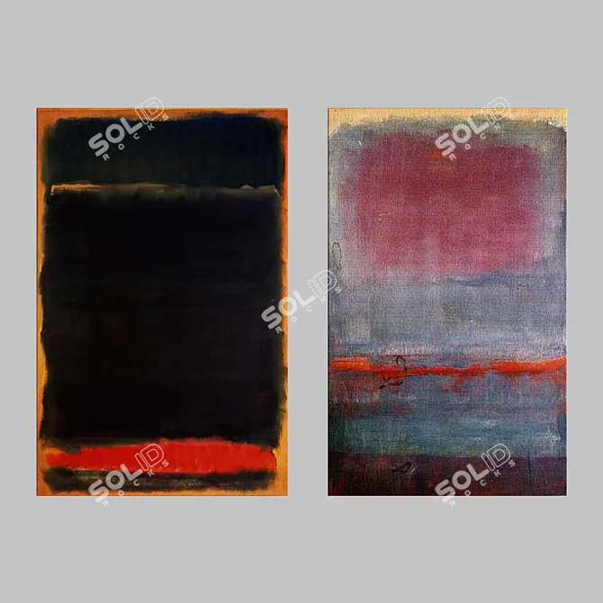 Customize Sizes | Oil Paintings 3D model image 3