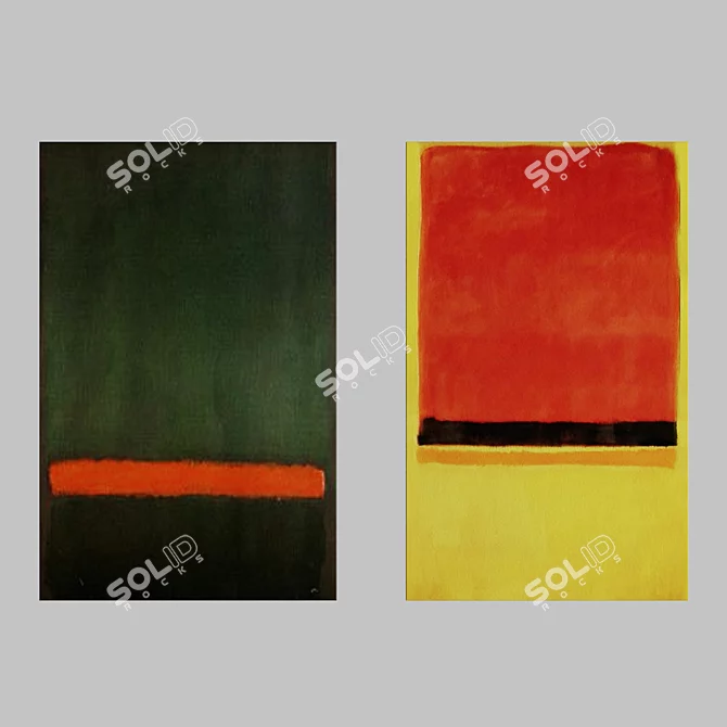 Customize Sizes | Oil Paintings 3D model image 4