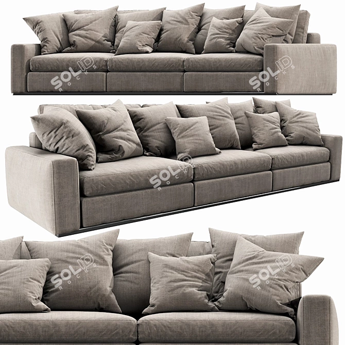 Flexform Beauty 2: Modern 3D Sofa 3D model image 2