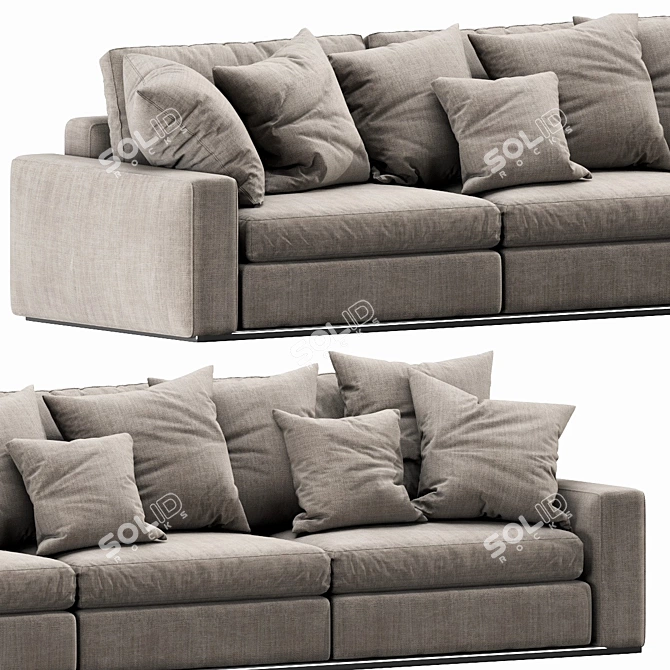 Flexform Beauty 2: Modern 3D Sofa 3D model image 4