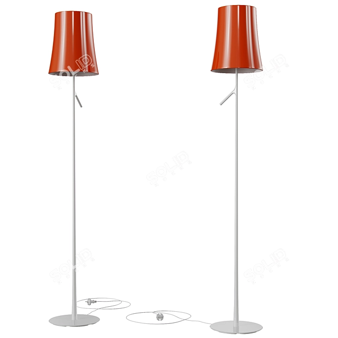 Elegant Illuminating Floor Lamp 3D model image 1