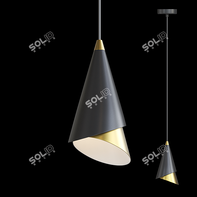 Lightstar Cone Pendant - 757010 3D model image 1