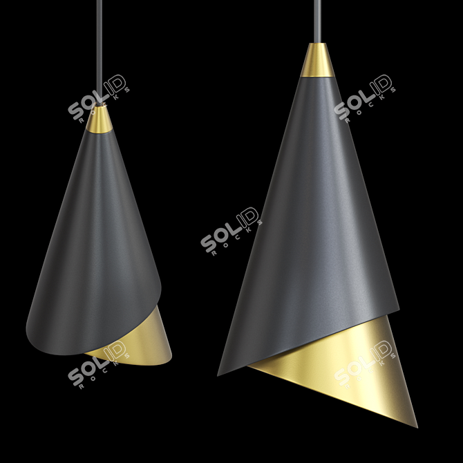 Lightstar Cone Pendant - 757010 3D model image 2