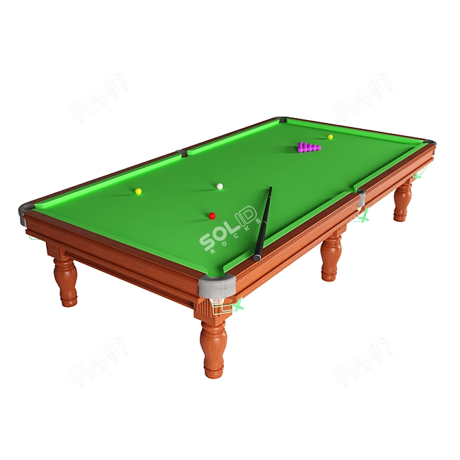 Luxury Game Room Table 3D model image 1