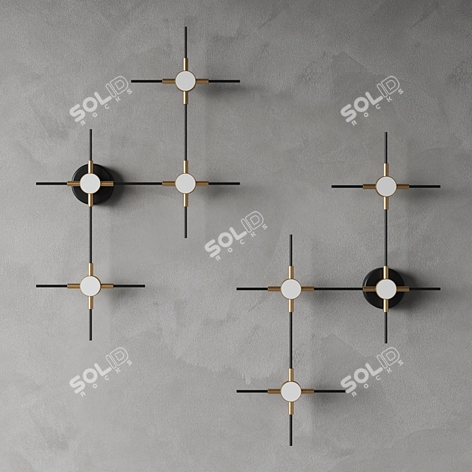 Modern LED Wall Lamp: Lampatron 3D model image 3