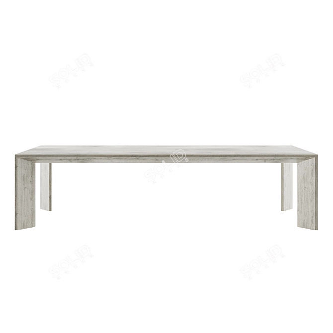 Arles Dining Table: Modern Elegance for Stylish Living 3D model image 2