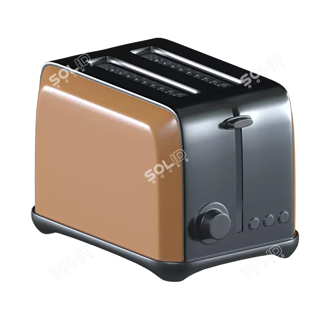 Orange Toaster Unit - UST-018 3D model image 1