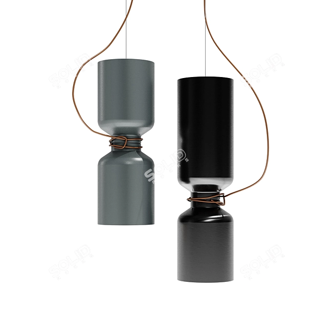 Modern ANDlight SPOTLIGHT VOLUMES Pendant 3D model image 3