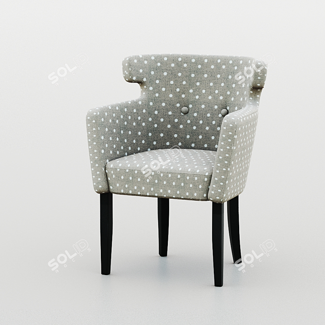 Vigo Scandi Grey Chair 3D model image 1