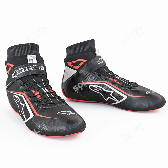 Alpinestars TECH-1 Z V2: Lightweight Comfort 3D model image 3