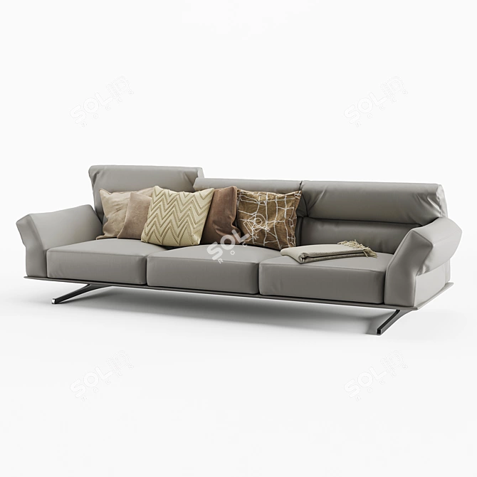 Modern Configurable Margot Sofa 3D model image 3