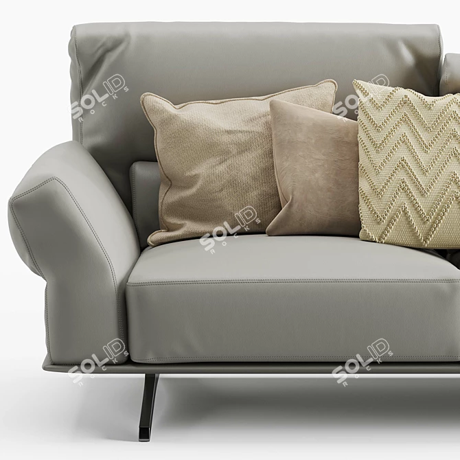 Modern Configurable Margot Sofa 3D model image 4