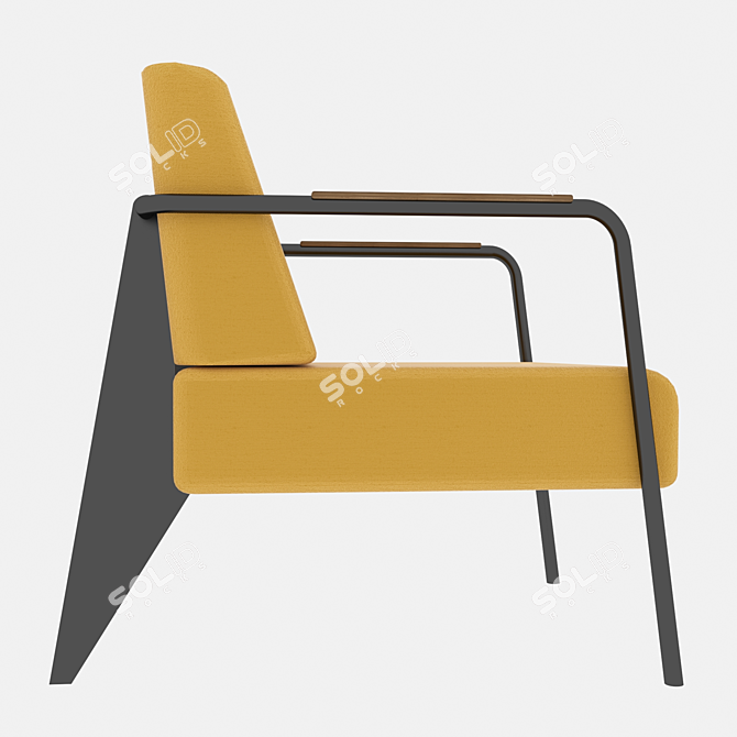 Modern Nova Chair and Coffee Table 3D model image 10