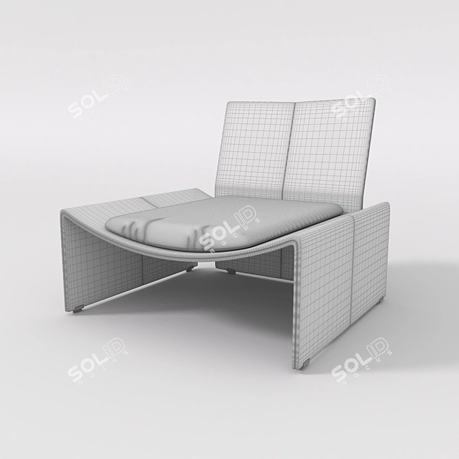 Aston Martin V263 Chair: Sleek Design, Superior Comfort 3D model image 6