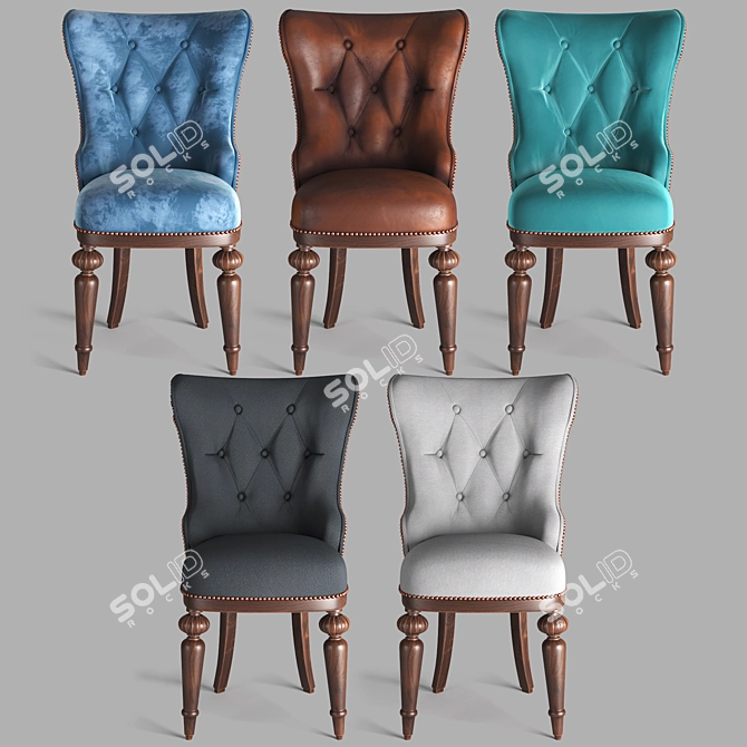  Timeless Elegance: Classic Chair C 3D model image 2