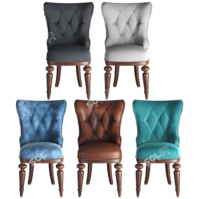  Timeless Elegance: Classic Chair C 3D model image 9