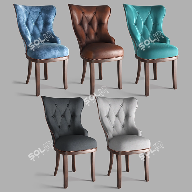  Timeless Elegance: Classic Chair C 3D model image 10