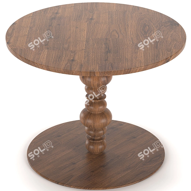 East-West KUF Table 3D model image 3