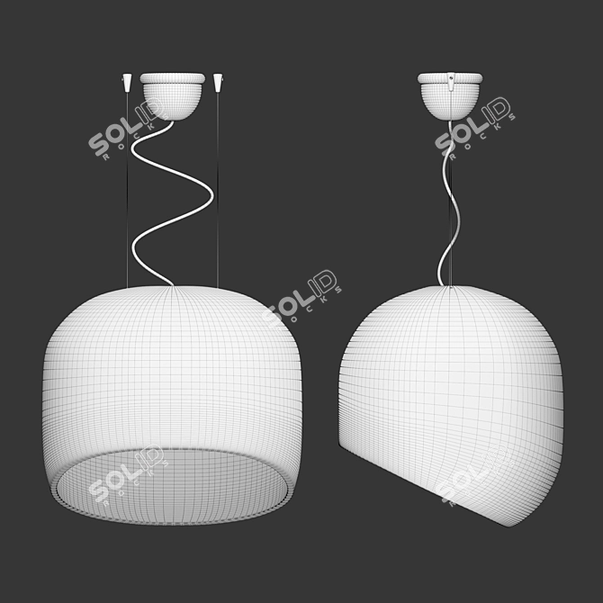 Ferroluce Deco Ayrton Table Lamp 3D model image 3