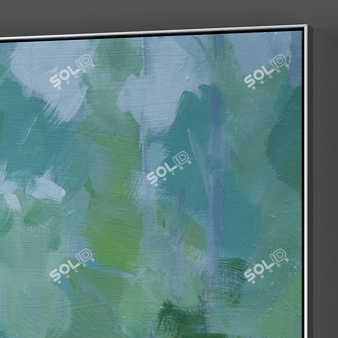 Modern Abstract Painting Collection 3D model image 2