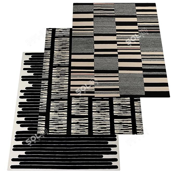 Pfister Collection: Exquisite 250x300cm Rug 3D model image 1