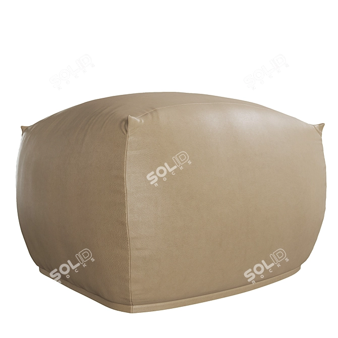Tonin Casa Truly Pouf - Chic and Versatile 3D model image 3