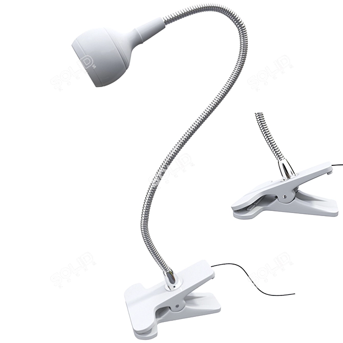 Title: Elegant Glow Table Lamp 3D model image 1