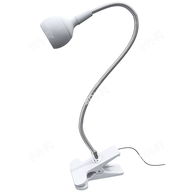 Title: Elegant Glow Table Lamp 3D model image 3
