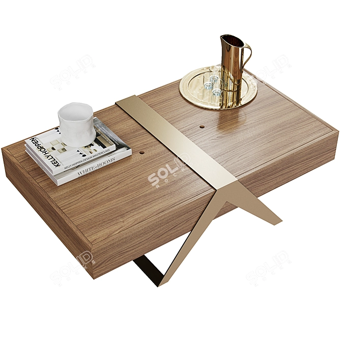 Sleek and Stylish Matrioska Coffee Table 3D model image 3