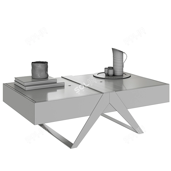 Sleek and Stylish Matrioska Coffee Table 3D model image 4