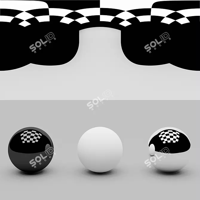 Chessboard Illumination Studio 3D model image 1