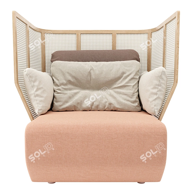 Xistera Comfort Chair: Modern Elegance for Your Space 3D model image 4