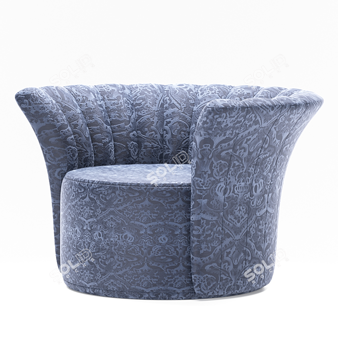 Elegant Modern Chair 3D model image 1