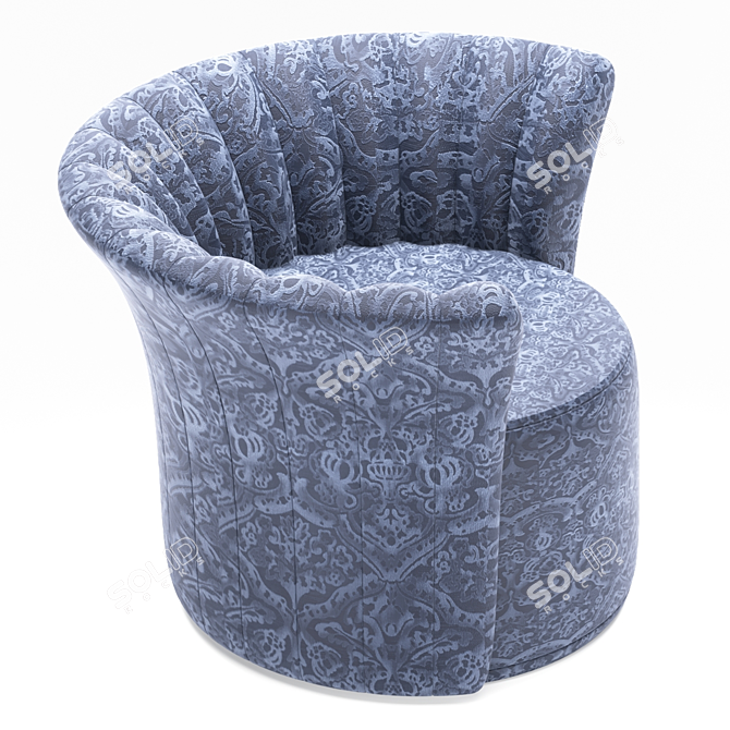 Elegant Modern Chair 3D model image 2