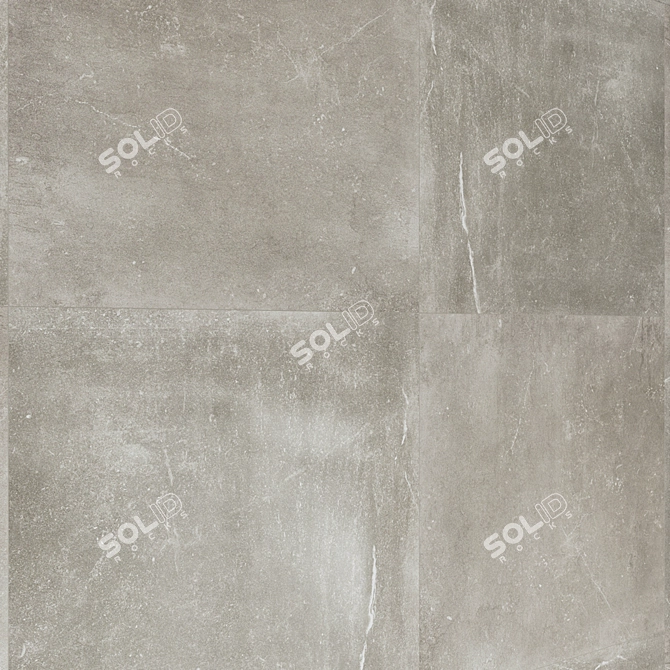 Elegant Gray Ceramic Marble 3D model image 2