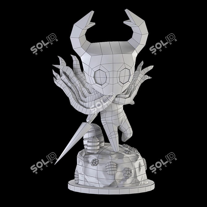 Hollow Knight: The Noble Warrior 3D model image 4