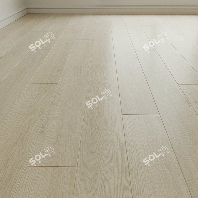 Natural Wood Parquet Laminate 3D model image 2