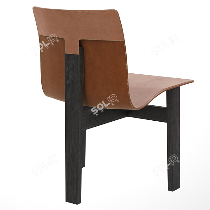 Sleek Tre 3 Chair: Perfect Proportions & Superior Quality 3D model image 2