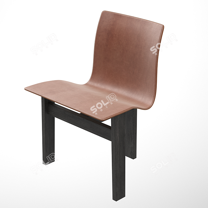 Sleek Tre 3 Chair: Perfect Proportions & Superior Quality 3D model image 5