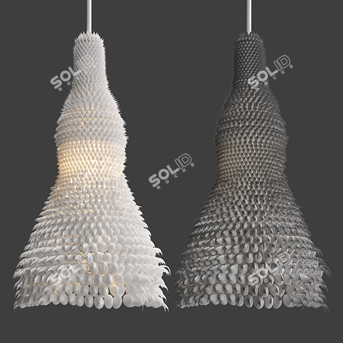 Elastic Glow Pendant - Acus Studio 3D model image 2