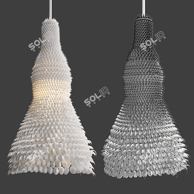 Elastic Glow Pendant - Acus Studio 3D model image 4